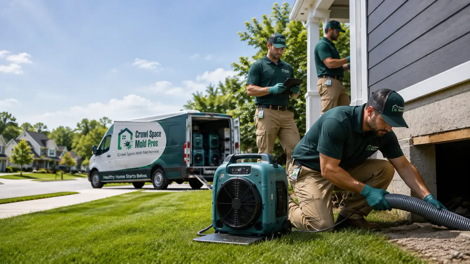 Crawl Space Mold Removal in Lincoln City, OR
